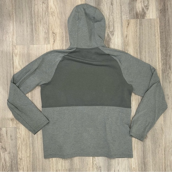 Nike Men’s Gray Therma-FIT Pullover Pullover Hoodie Sweatshirt Zip Pocket Size L - Picture 7 of 7